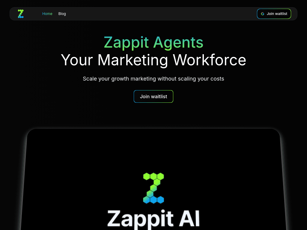 Zappit AI screenshot