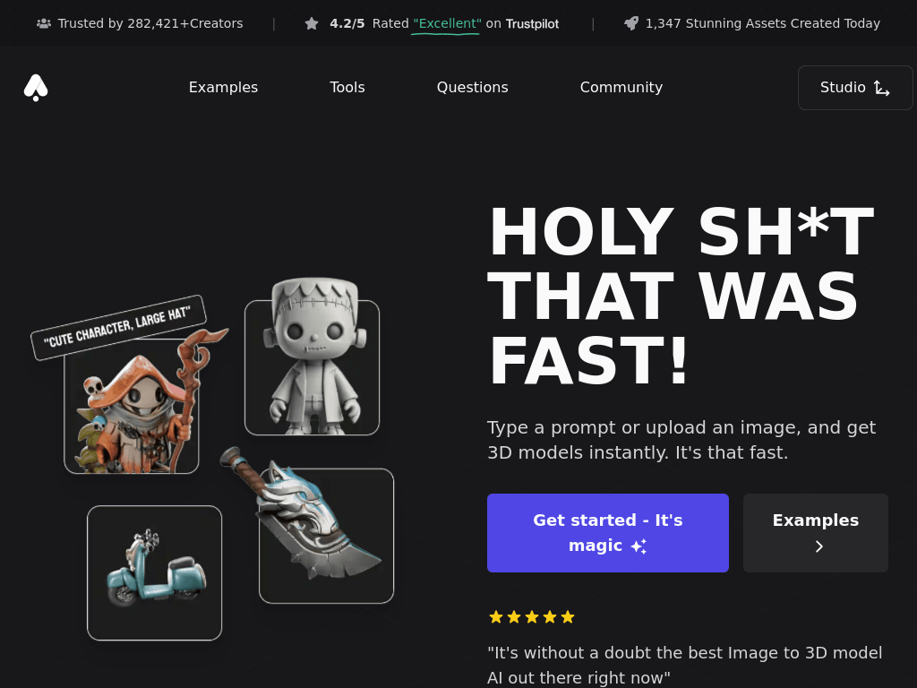 3D AI Studio screenshot 1