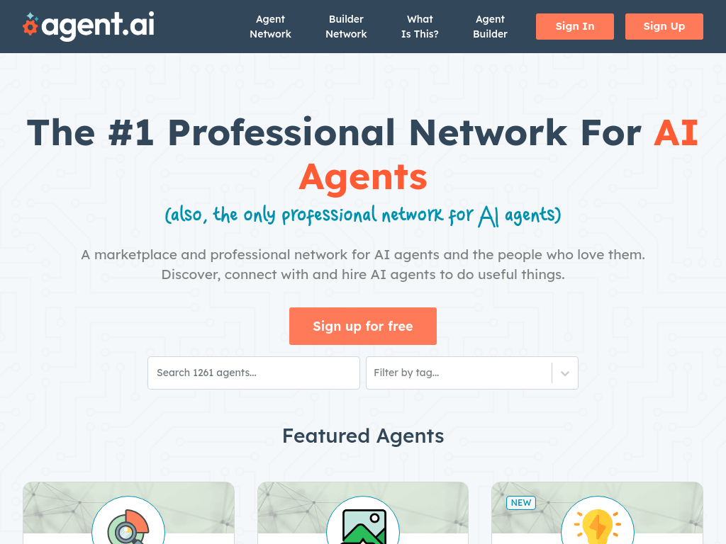 Agent Network screenshot 1