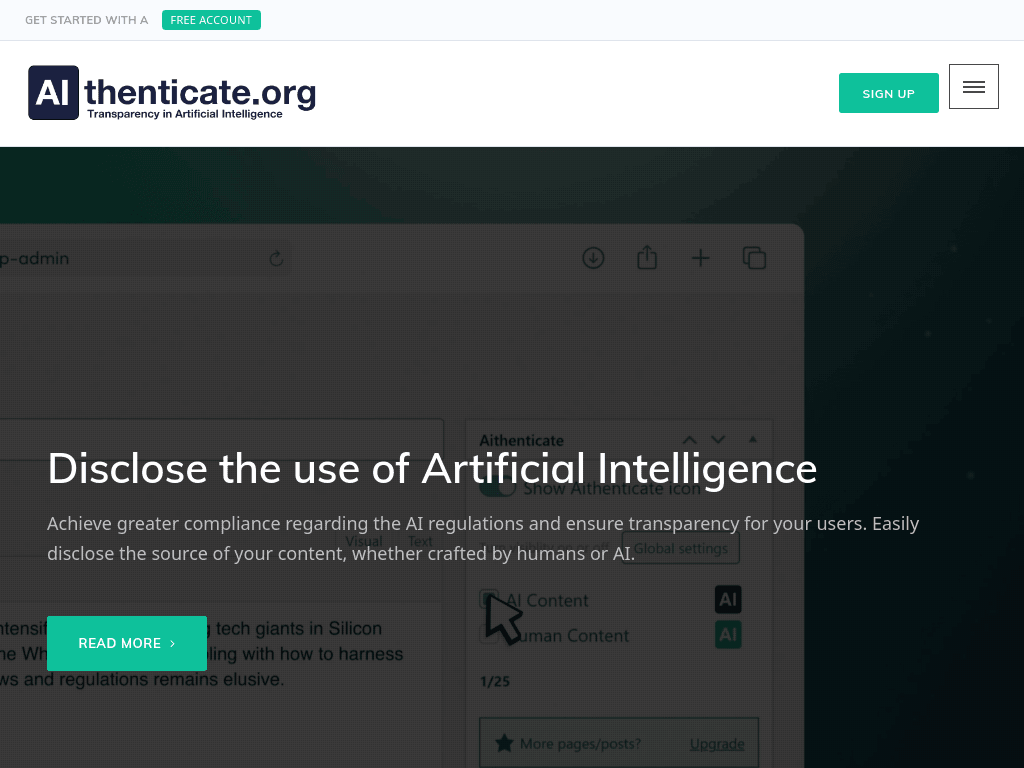 Aithenticate screenshot 1