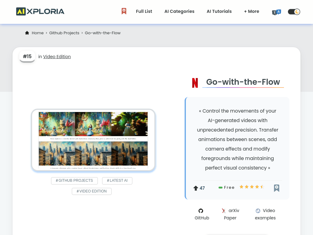 Aixploria screenshot 1