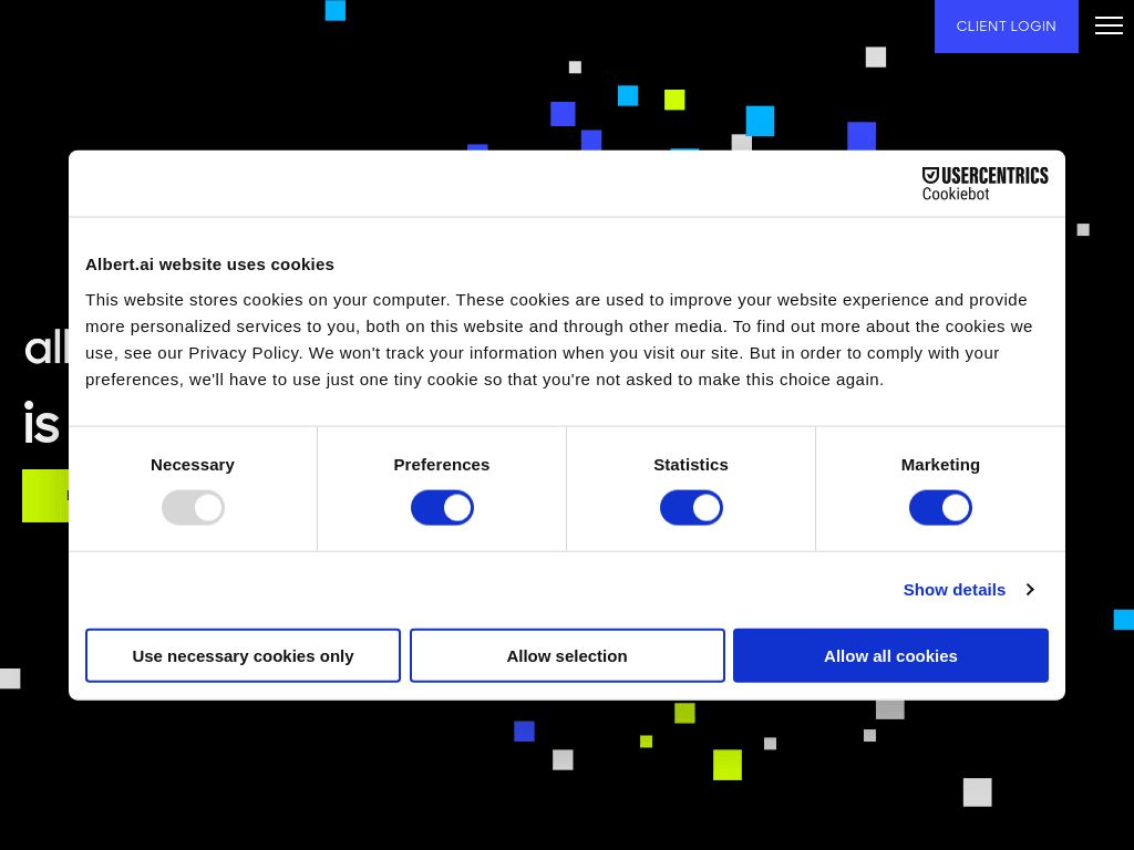 Albert screenshot 1