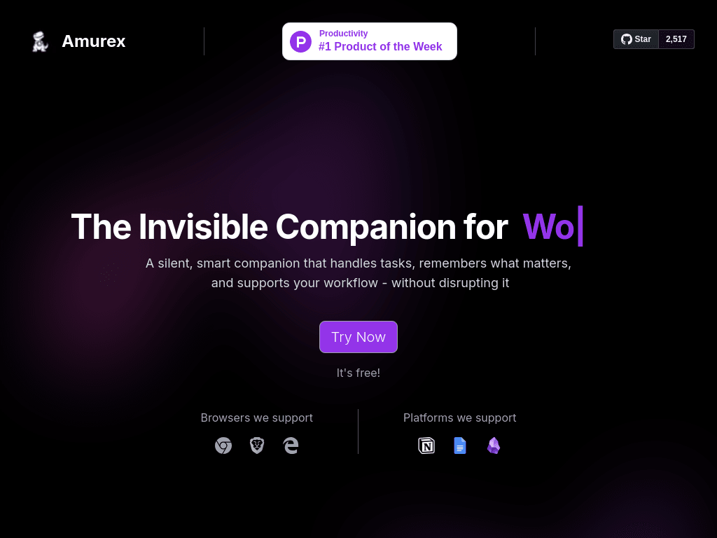 Amurex AI screenshot 1