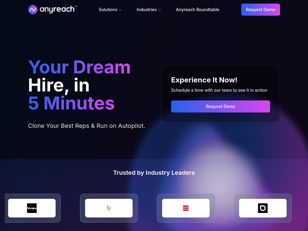 Anyreach screenshot 1