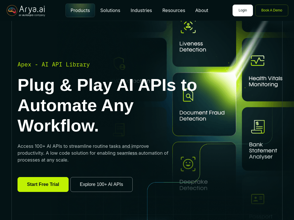 Apex by Arya.ai screenshot 1