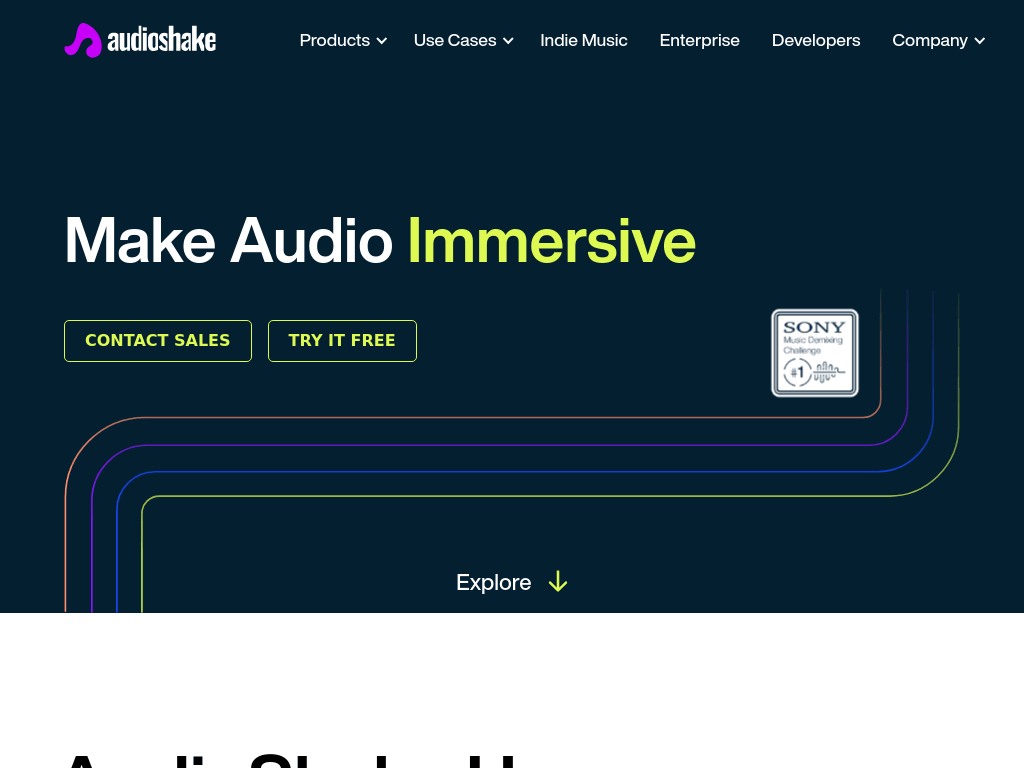 AudioShake screenshot 1