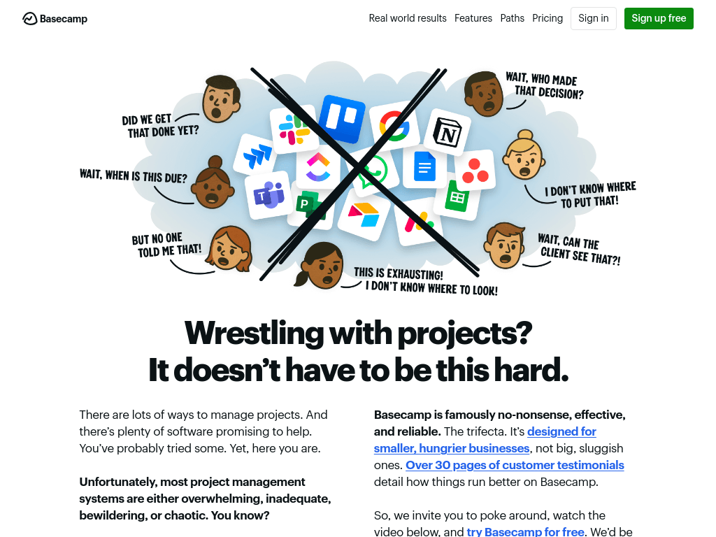 Basecamp screenshot 1