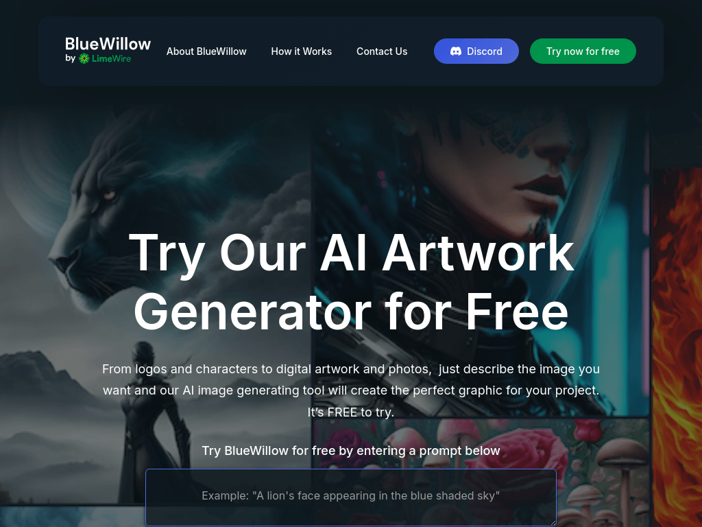 BlueWillow AI screenshot 1