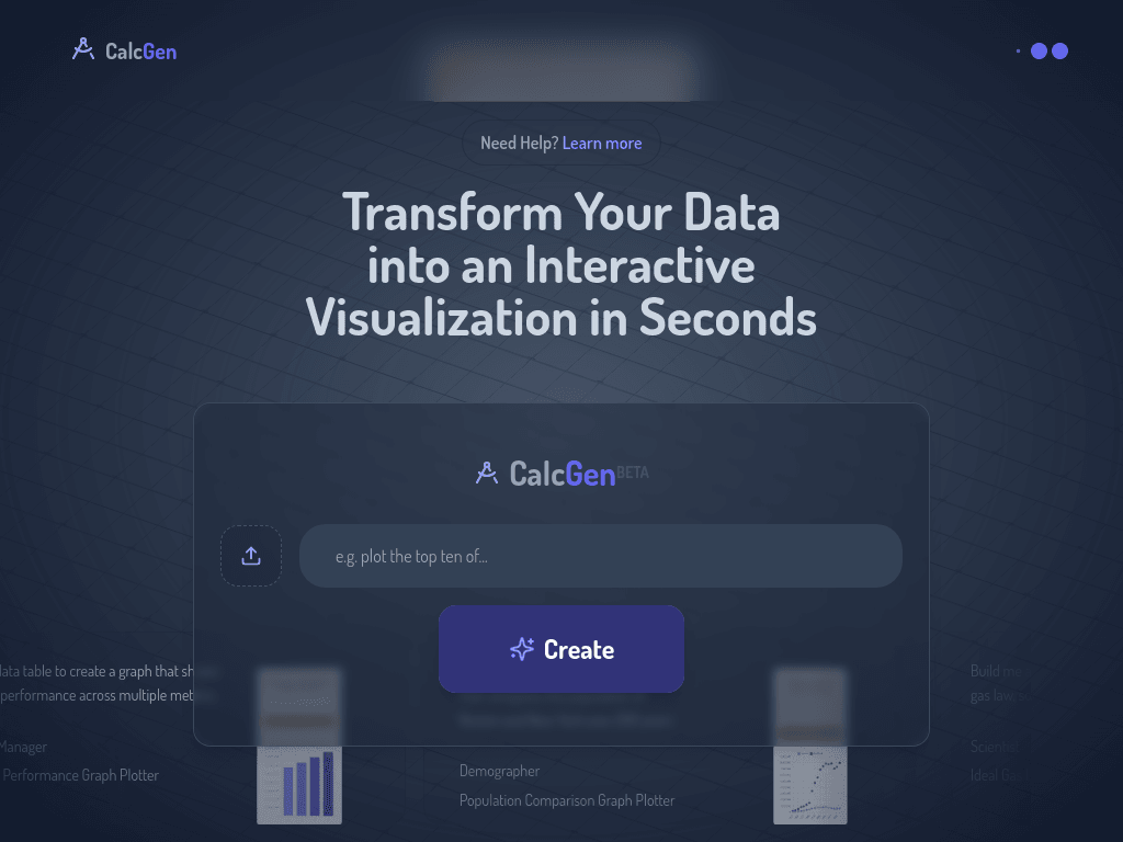 CalcGen screenshot 1