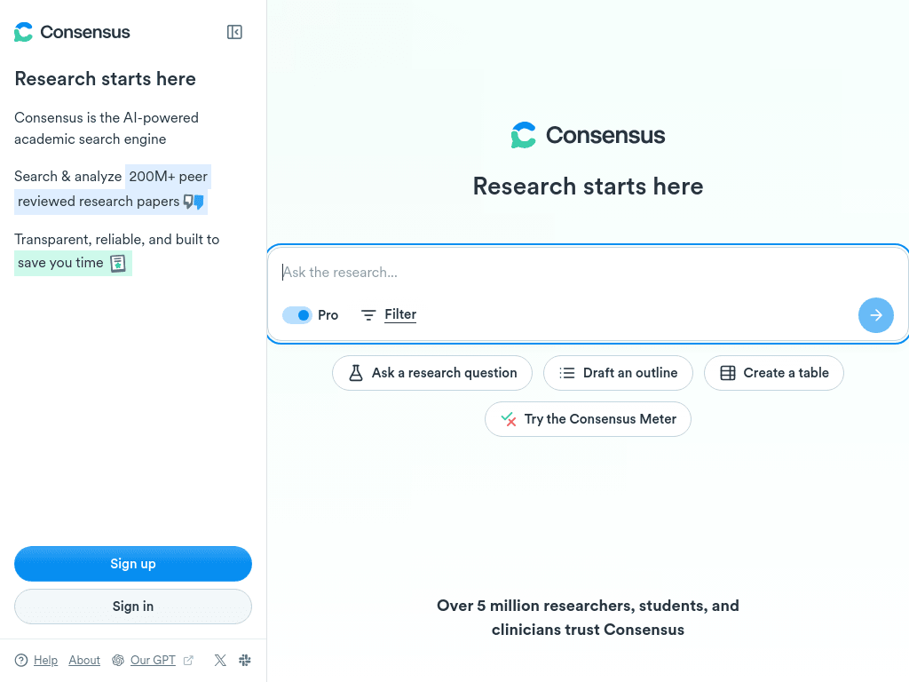 Consensus screenshot 1