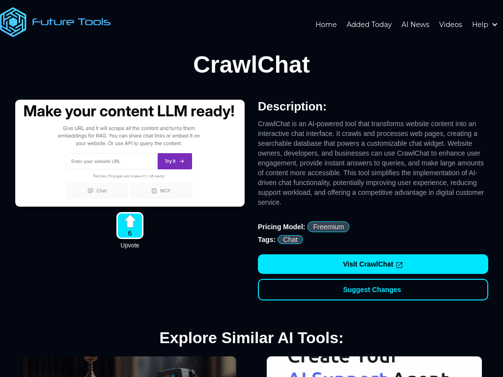 CrawlChat screenshot 1