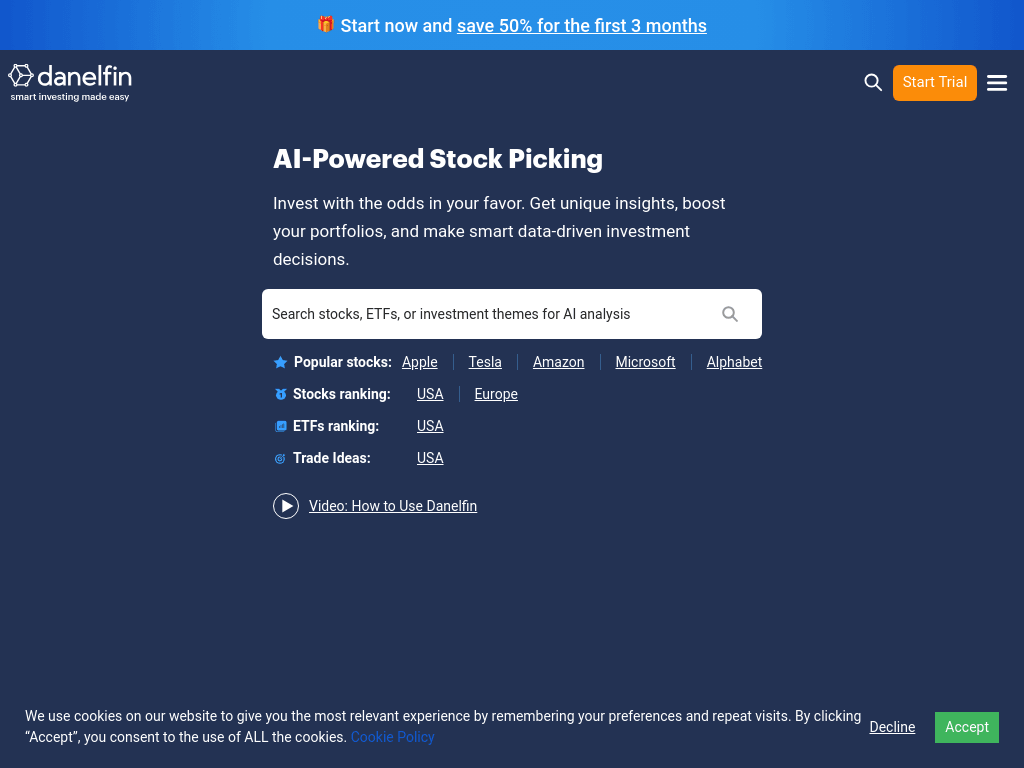 Danelfin AI Stock Picker screenshot 1