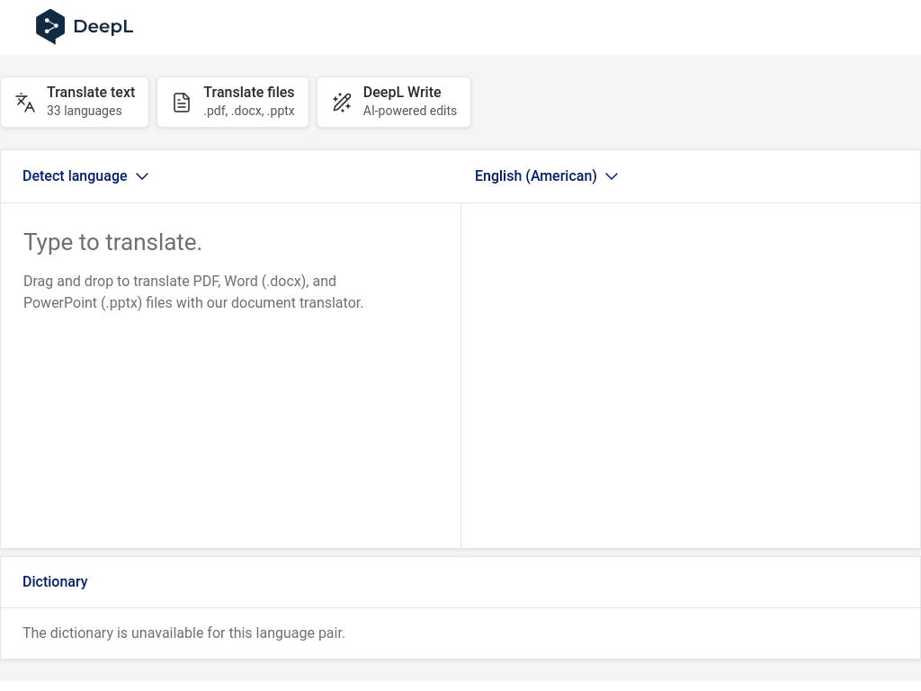 DeepL Translator screenshot 1