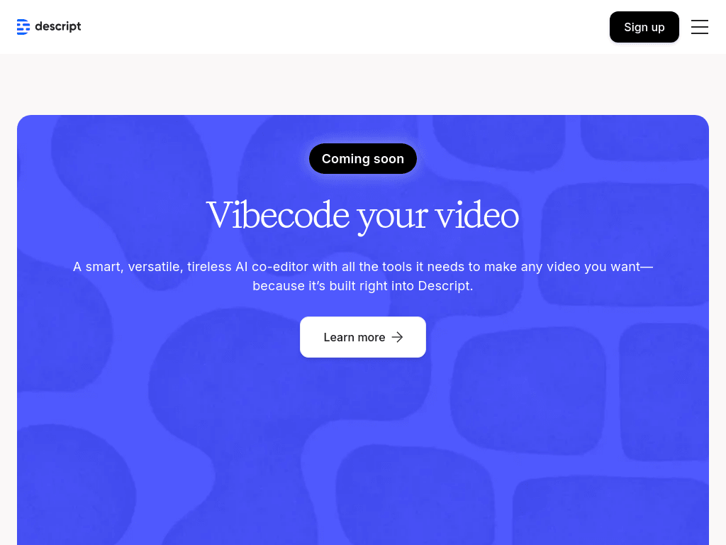 Descript screenshot 1