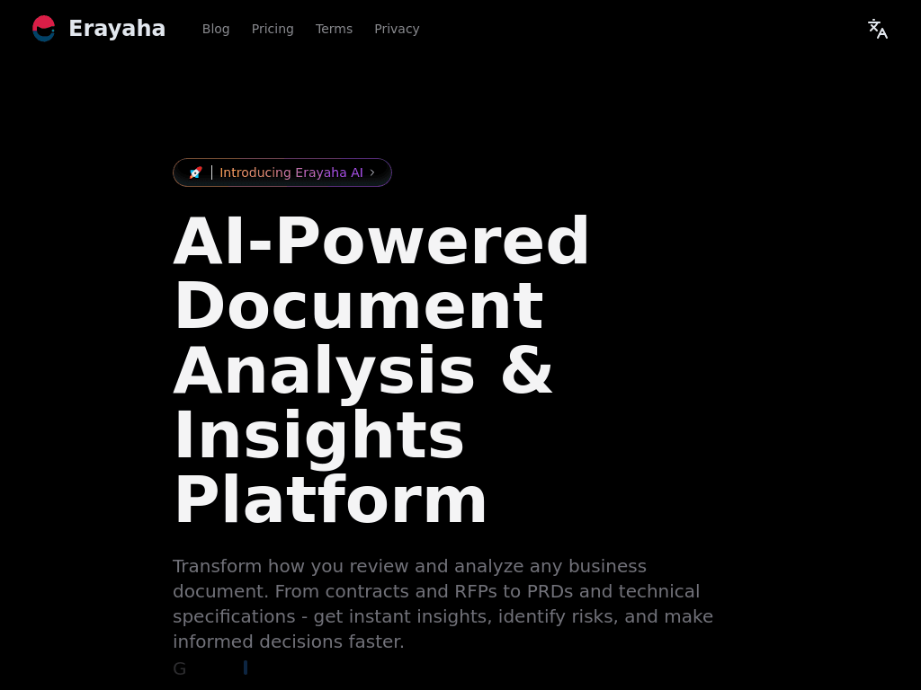 Erayaha.ai screenshot 1