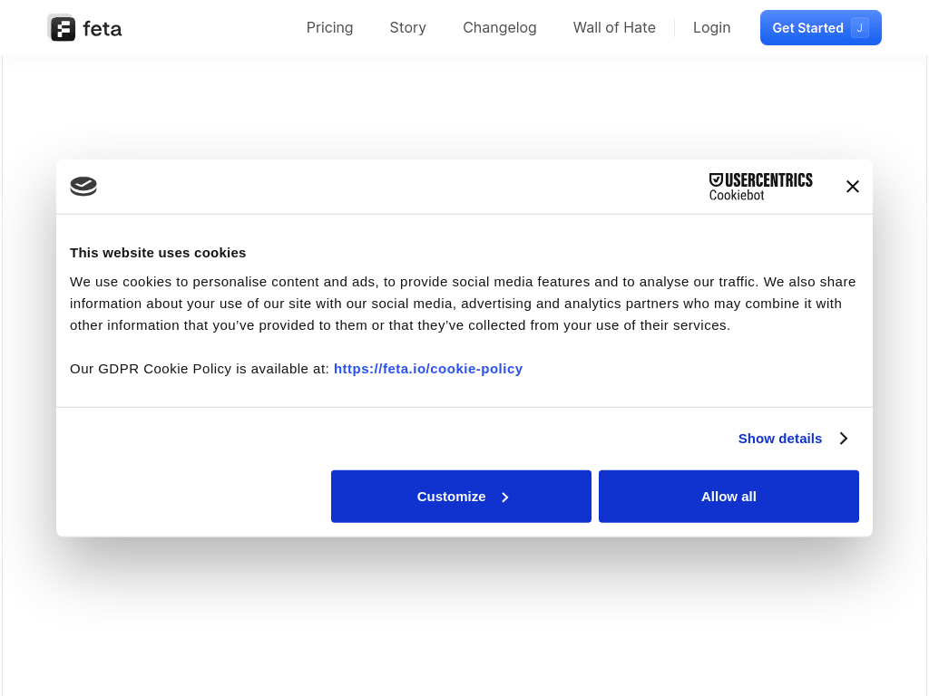 Feta screenshot 1