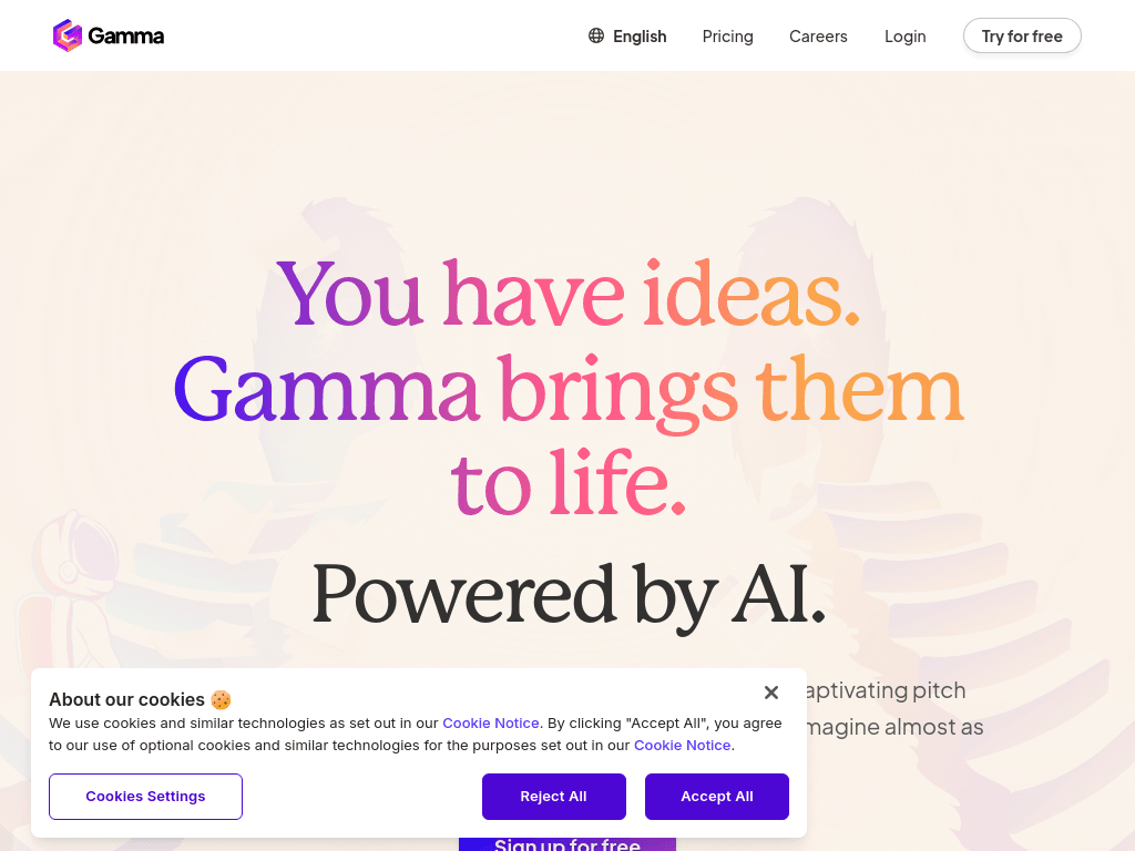 Gamma screenshot 1