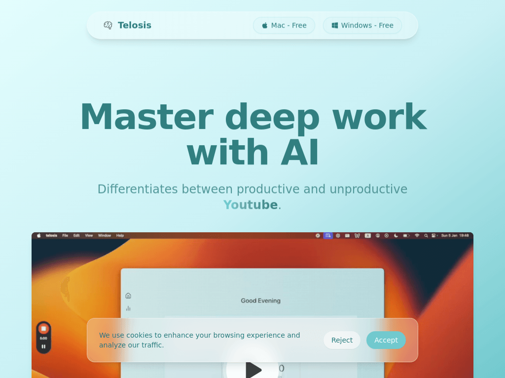 Master deep work with AI screenshot 1