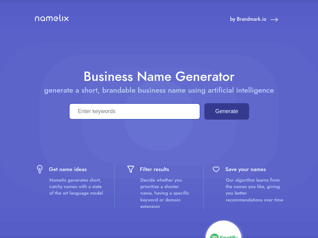 Namelix screenshot 1