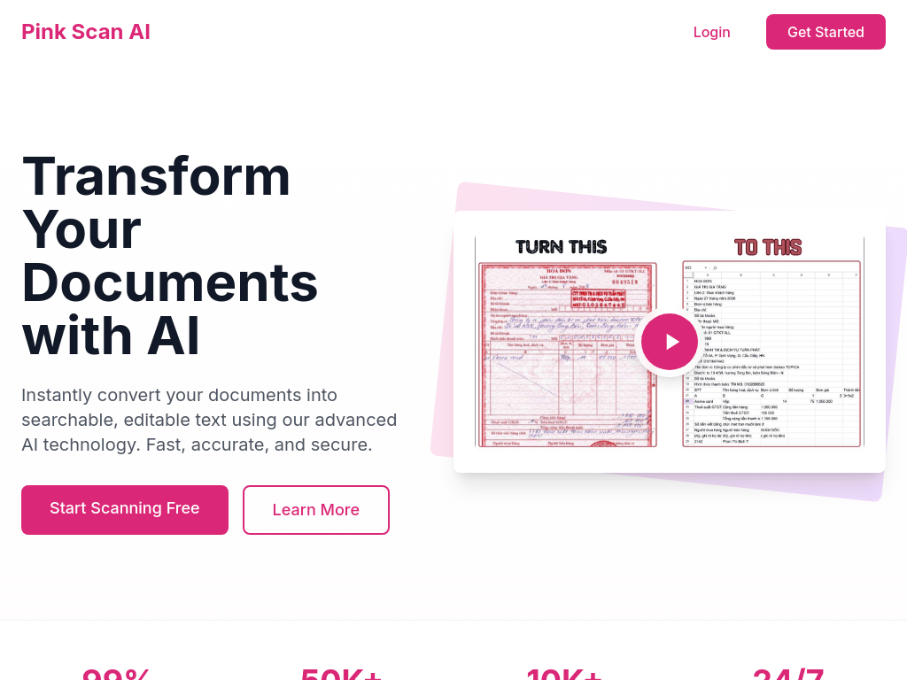Pinkscan AI screenshot