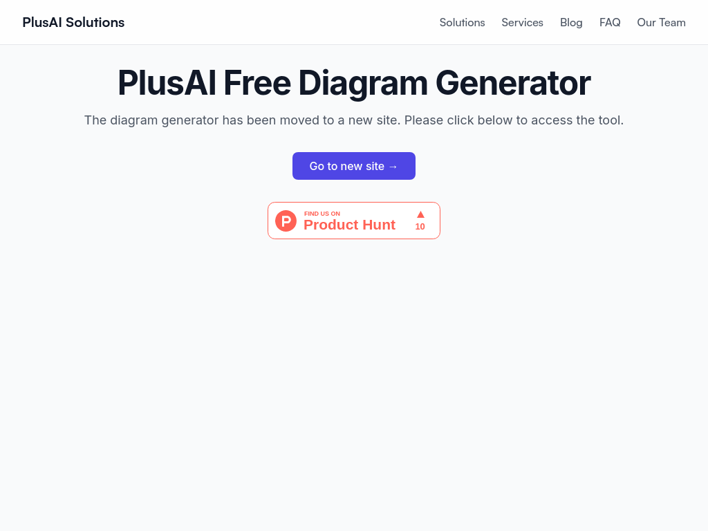 PlusAI Free Diagram Generator screenshot 1