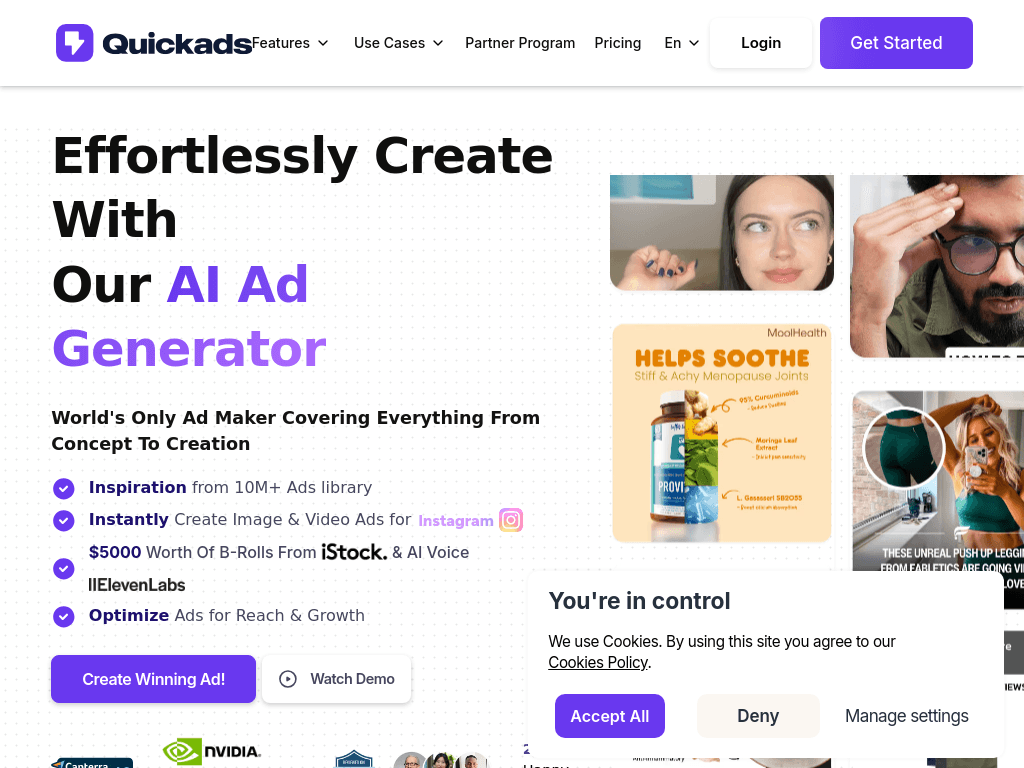 Quickads screenshot 1