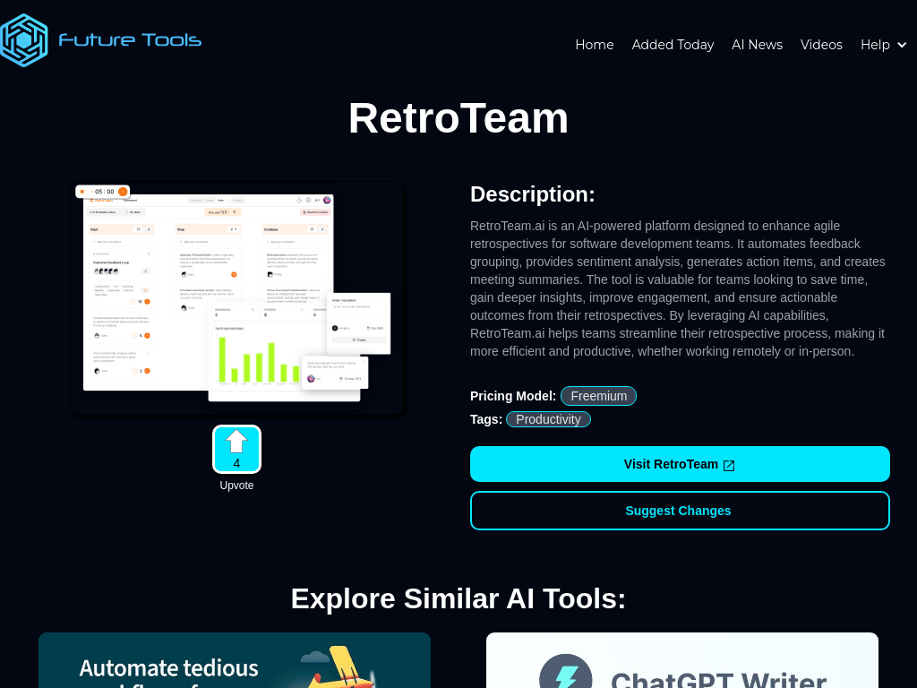 RetroTeam screenshot 1