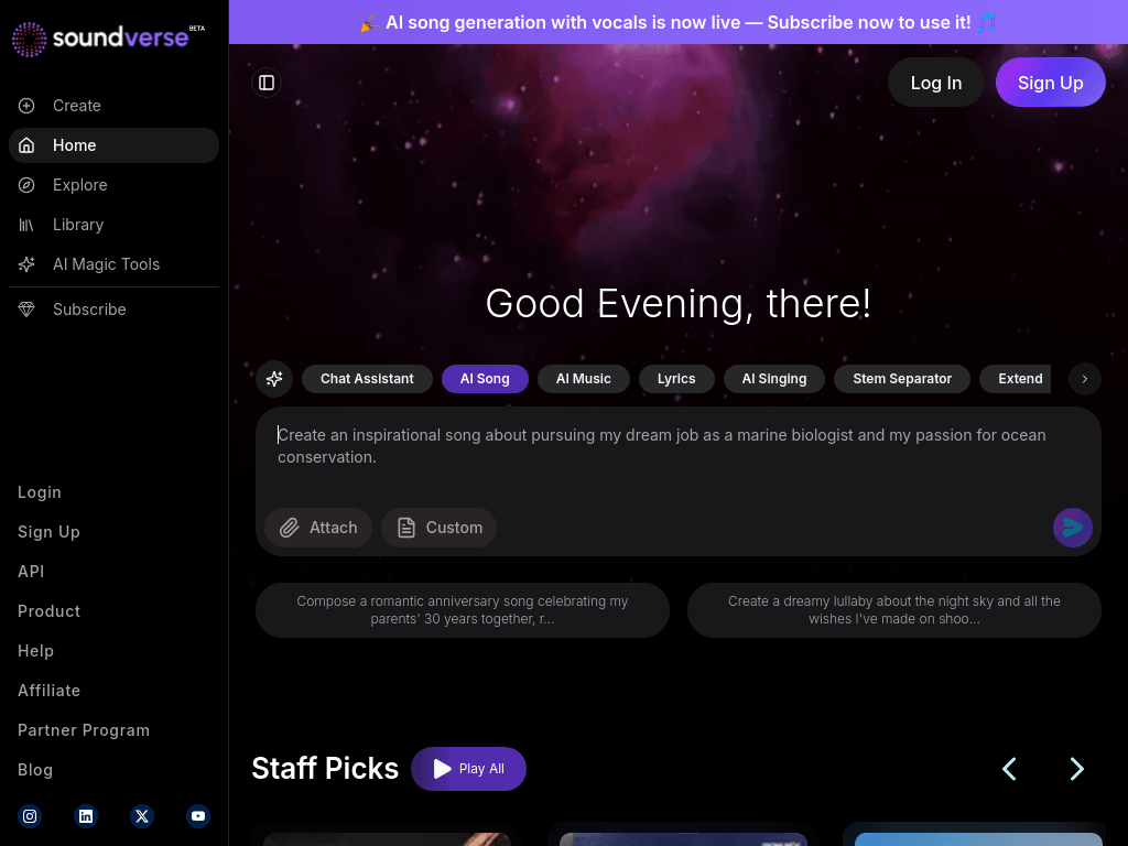 SoundVerse screenshot 1