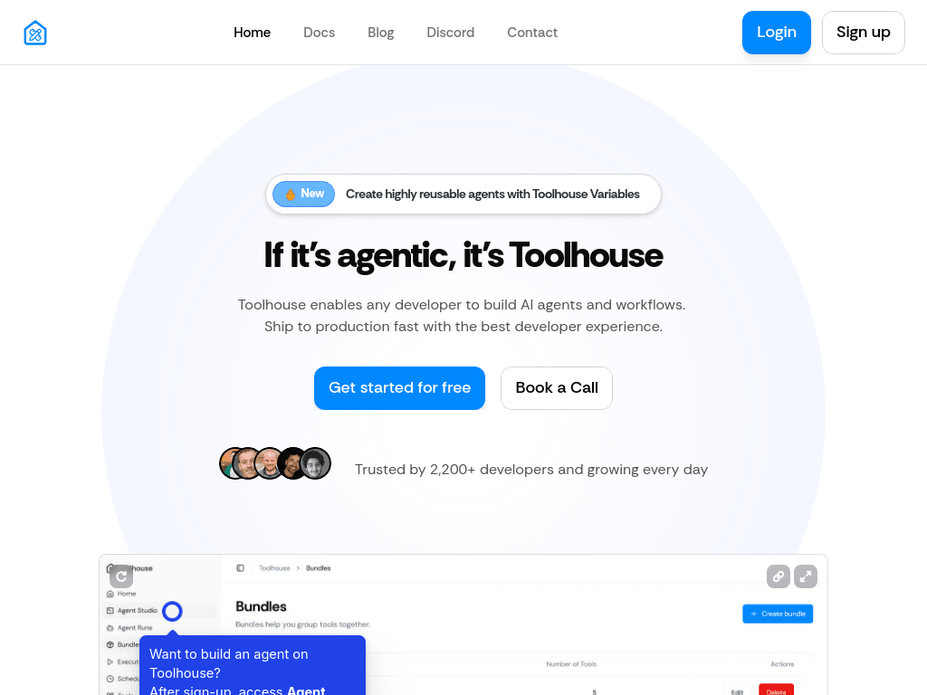 Toolhouse screenshot 1