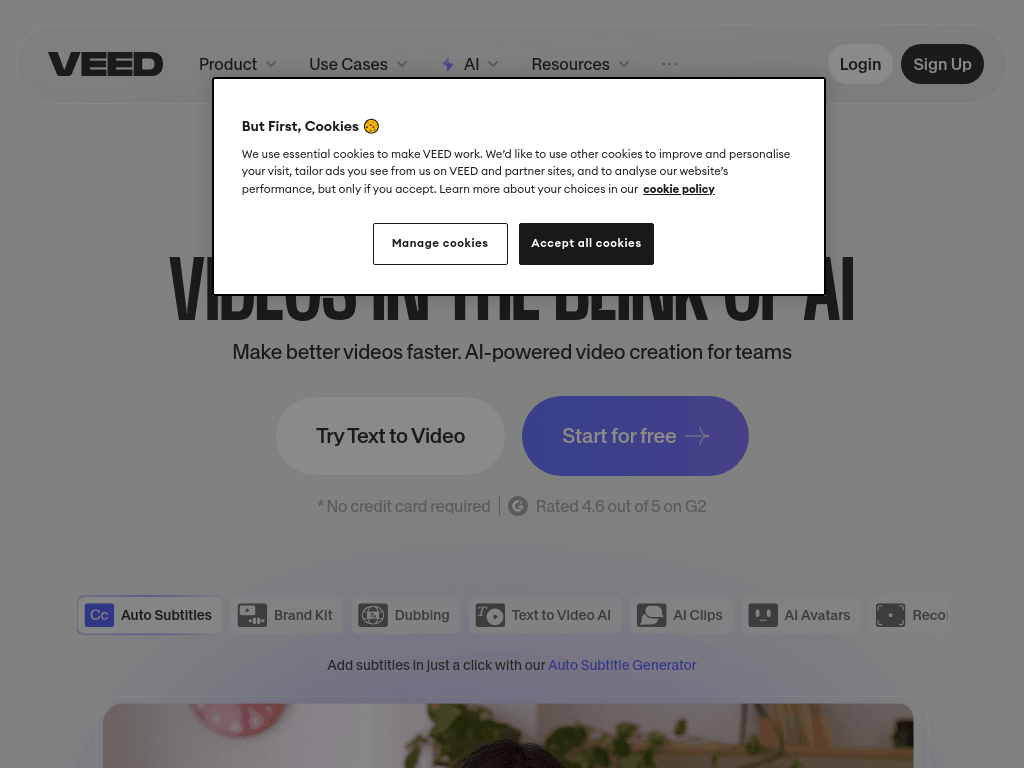 Veed.io screenshot 1