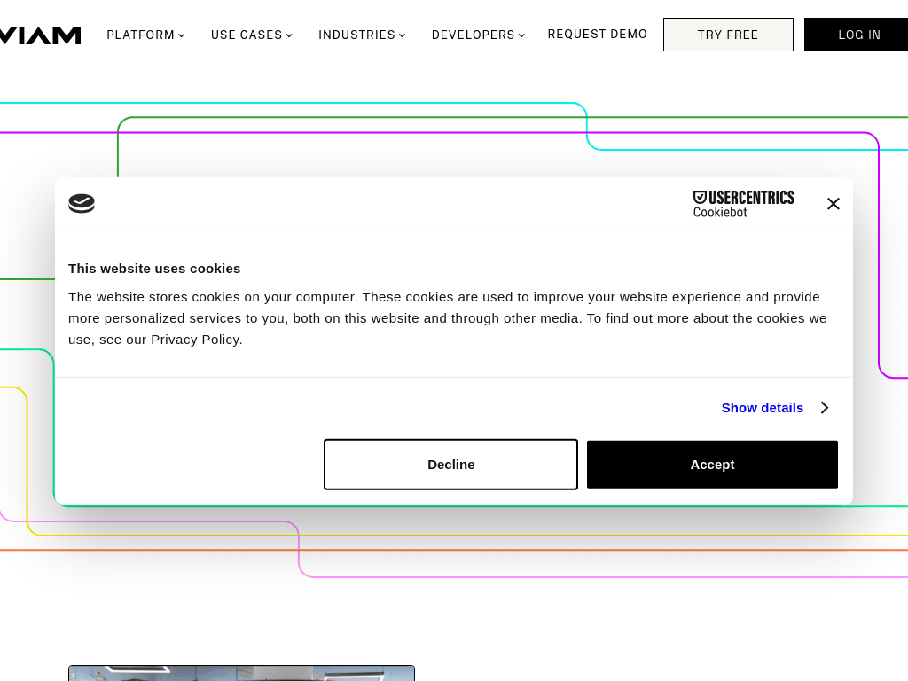 Viam screenshot 1
