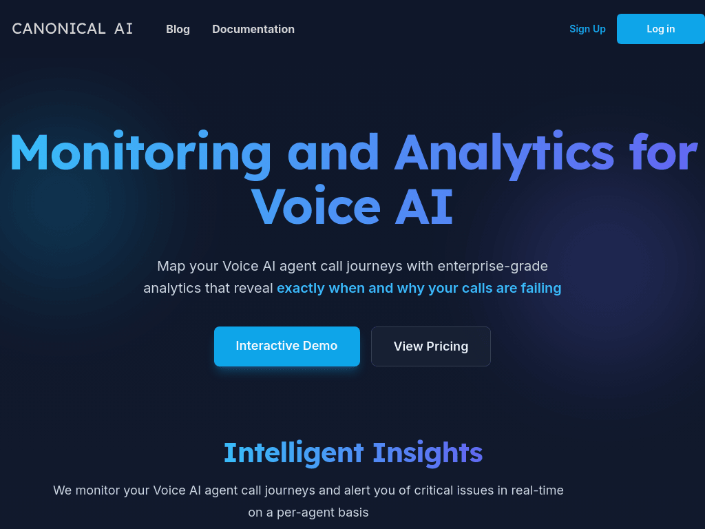Voice AI Monitoring and Analytics screenshot 1