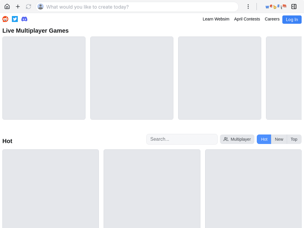 websim.ai screenshot 1