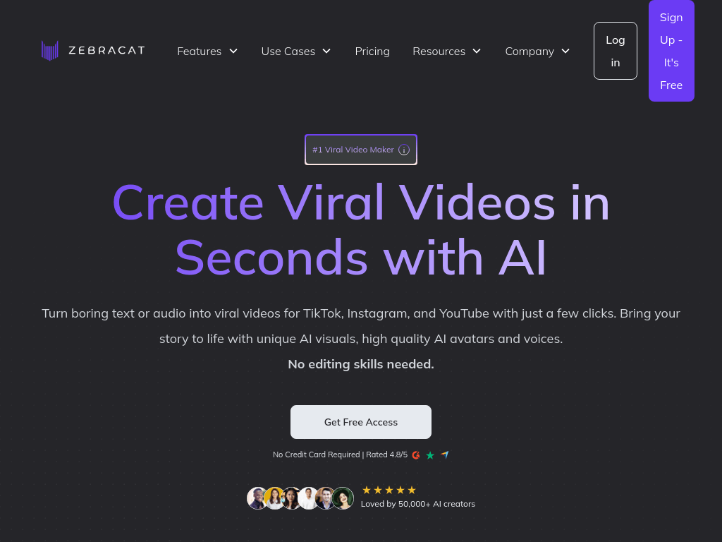 Zebracat AI screenshot 1