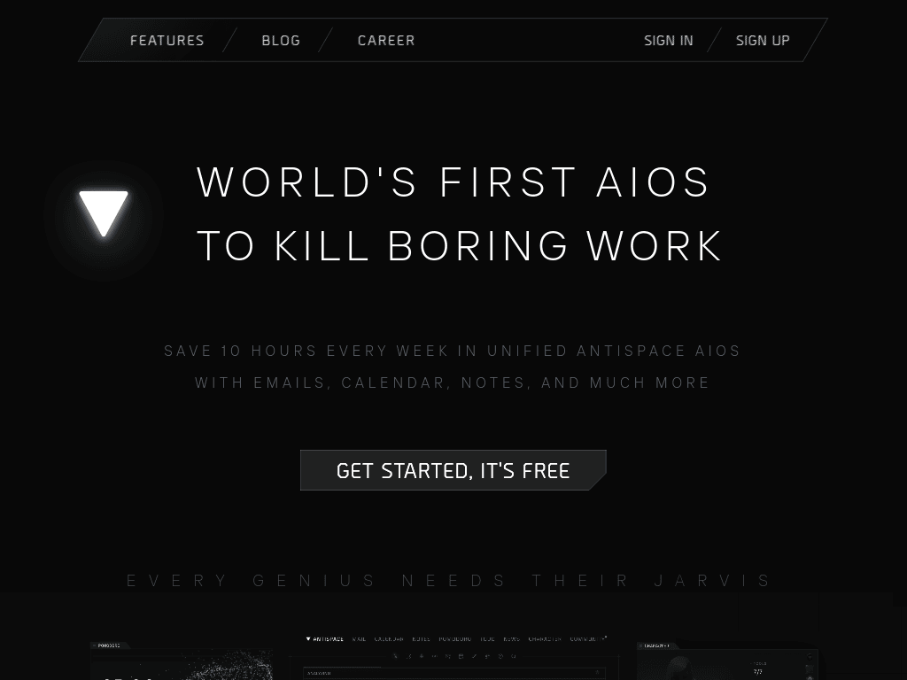 Antispace screenshot 1